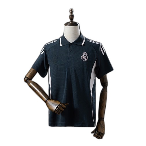 Real Madrid 2025/26 - Polo Negro/Rosa