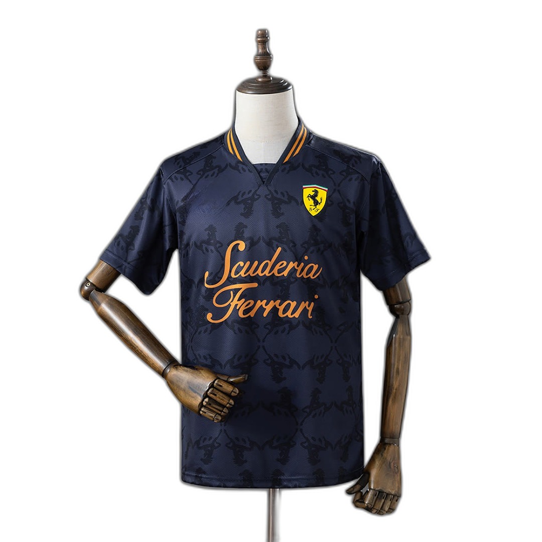 F1 Scuderia Ferrari 2026 Camiseta Casual Negra