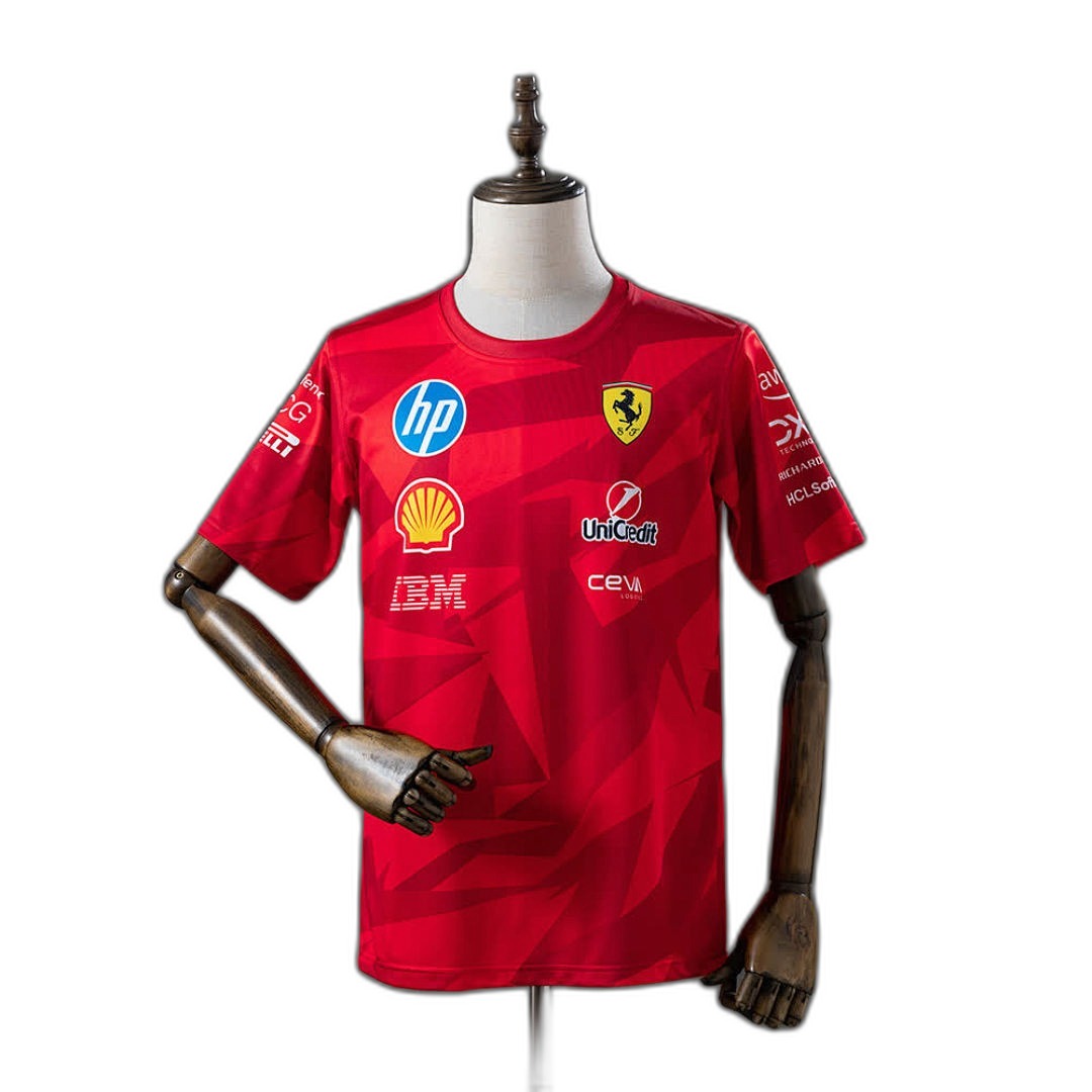 2025 F1 Ferrari Camiseta Roja