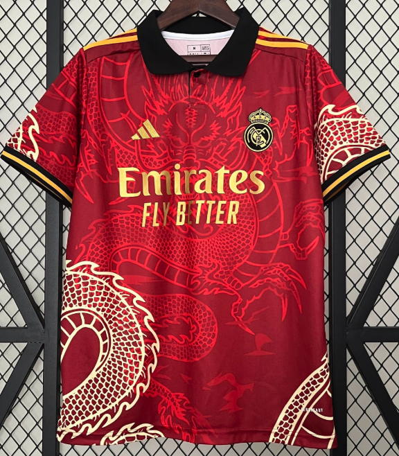 Real Madrid 23/24 Retro Roja Dragón